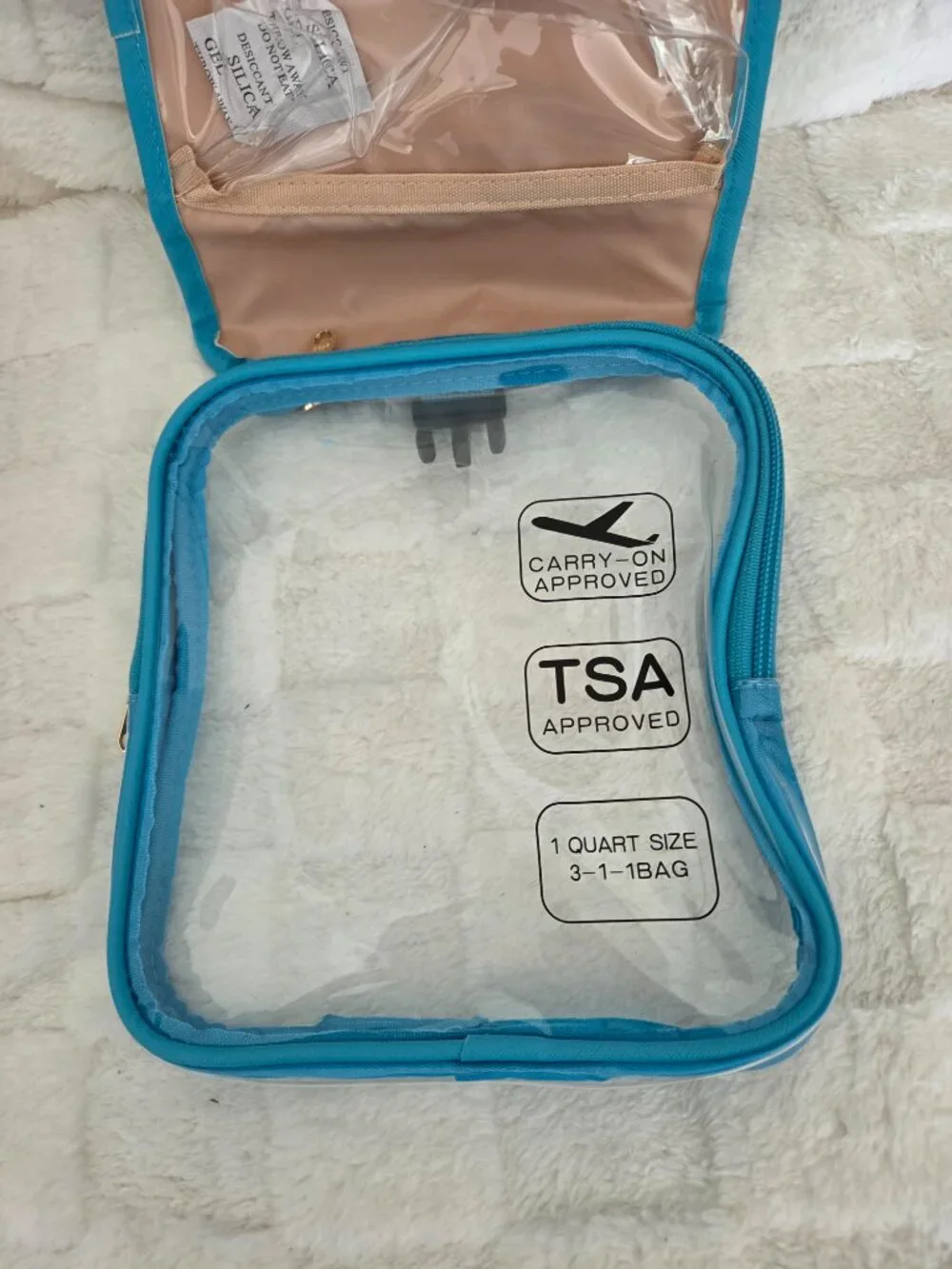 Hanging Toiletry Bag, Blue, NWOT